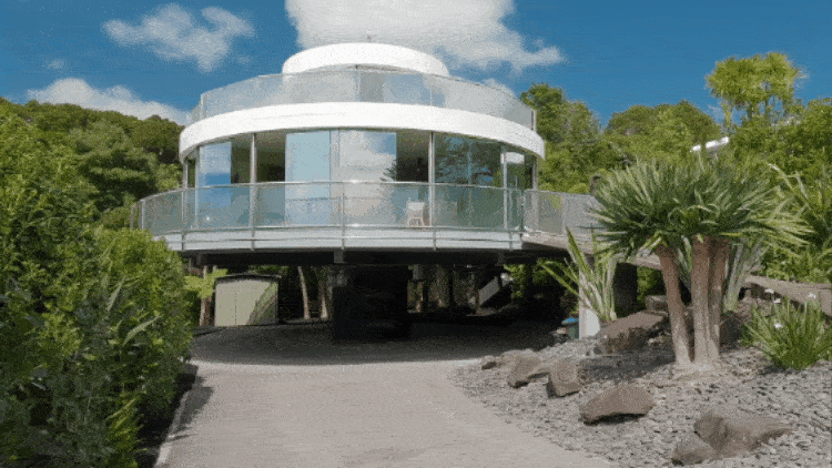 The Lighthouse takes 33 minutes to complete a single revolution on its standard setting
