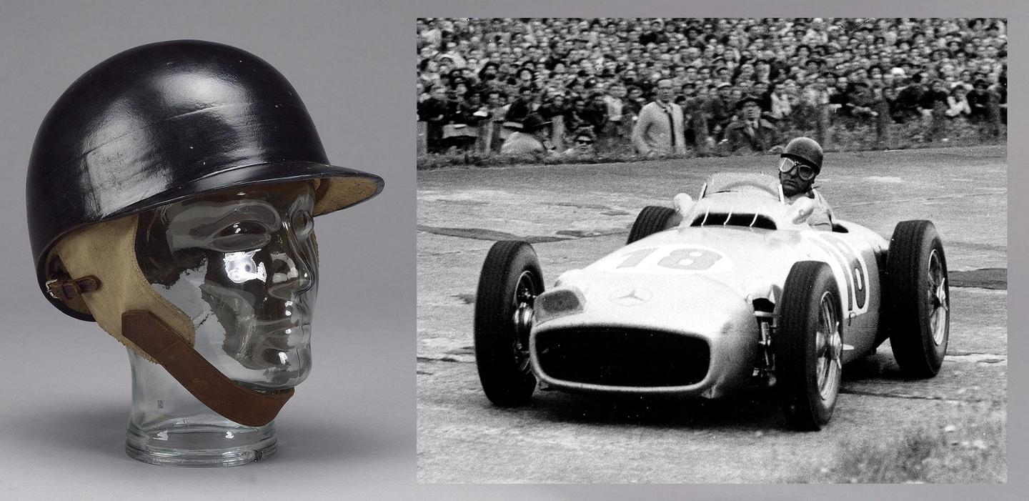 Juan Manuel Fangio won 24 races in his short 52-race career. He was 38 years old when he drove his first Grand Prix in 1950, lost a year through injury, and retired at 47 years of age having won five world titles. His percentage of wins, poles and fastest laps per start will never be beaten. Others may have won more races and titles, but on the statistics available, he's the best there ever was. When one of his helmets sold in 2005 for US$34,500, it made news due to its high price. Add another 20 years of "Drive to Survive" and that helmet might be worth two orders of magnitude more. The shirts/bats/gloves of Pele, Babe Ruth and Muhammad Ali already sell for similar amounts. Fangio's world championship statistics place him in the same league particularly given his impeccable conduct and grace under pressure