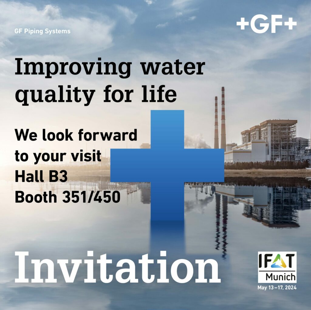 GF Piping Systems Unveils Cutting-Edge Flow Innovations at IFAT Munich 2024