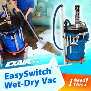 EasySwitch® Vac Simplifies the Process of Vacuuming Wet and Dry Materials