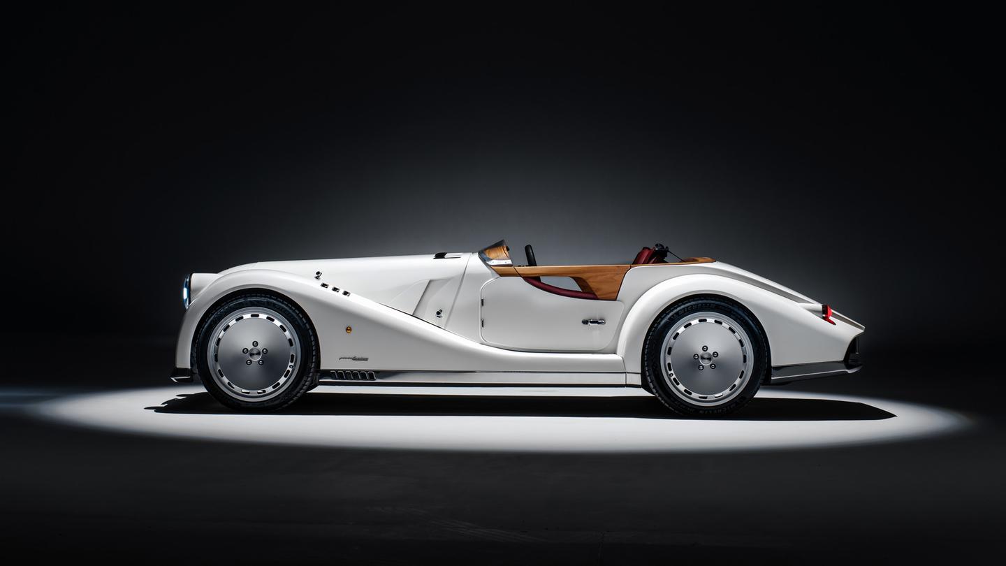 The Morgan Midsummer’s side profile.
