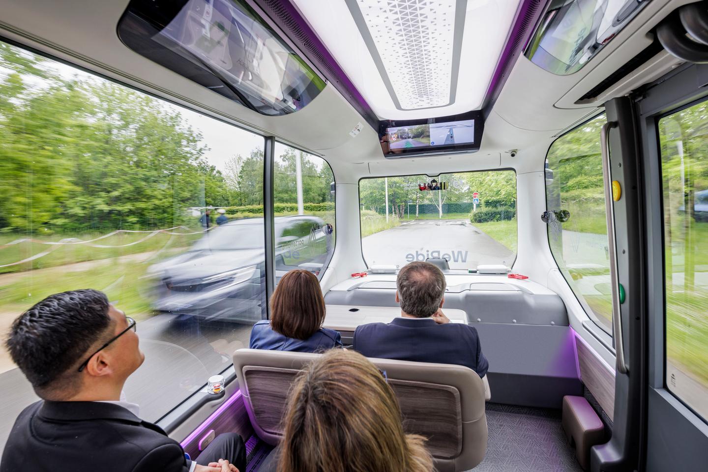 Renault's upcoming robotized electric miniBus is much more capacious than the New Renault Master upon which it is based