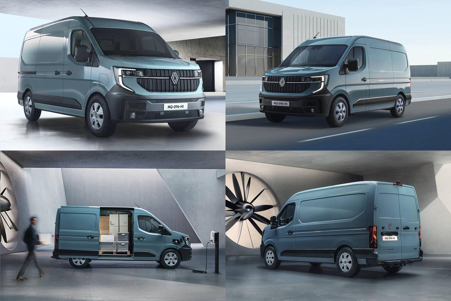 Renault has announced the forthcoming production (no dates specified) of a robotized electric miniBus platform based on the New Renault Master