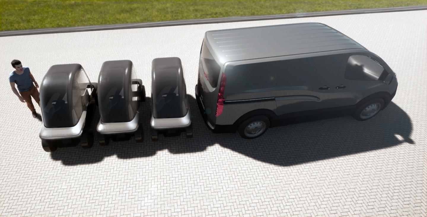 Parking the Zigy electric quadricycle in a crowded city shouldn't pose too much of a problem