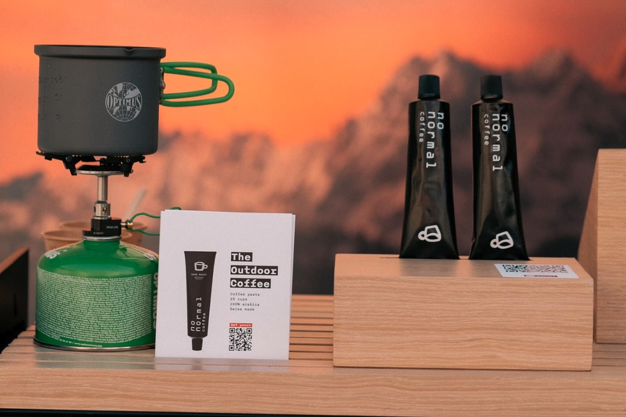 You can certainly use a backpackinig stove for heating up water to make a cup of No Normal coffee, but you don't have to