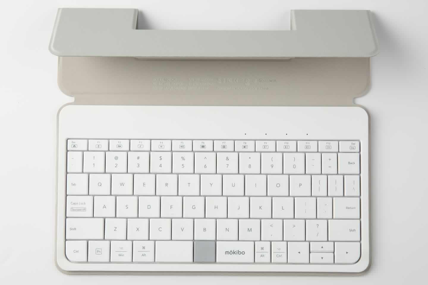 The trackpad occupies 76% of the keyboard, reportedly making the Fusion Keyboard 2.0 40% smaller than most other compact Bluetooth keyboards