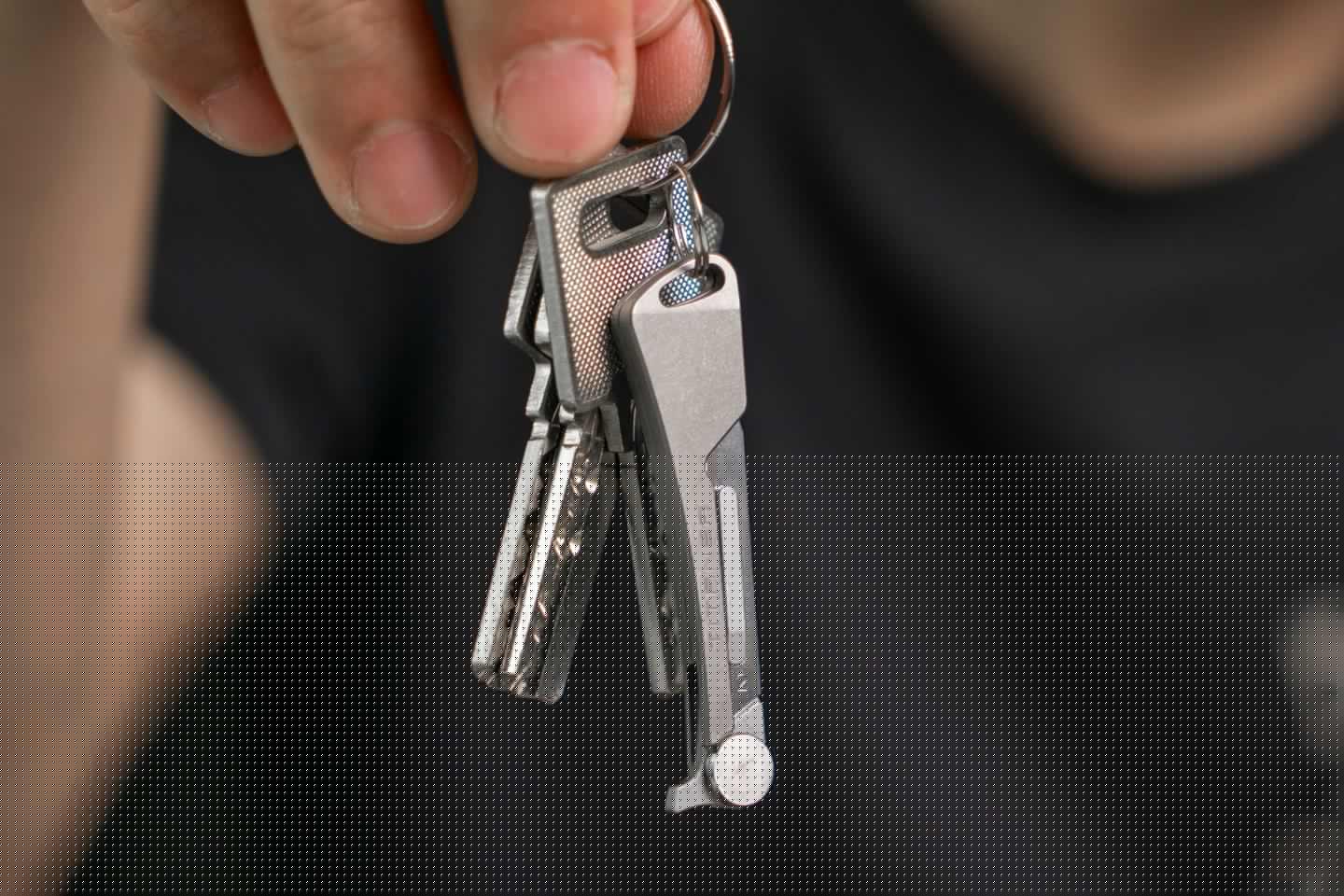 The Tiflex can be hung on a keyring or stuffed in a pocket