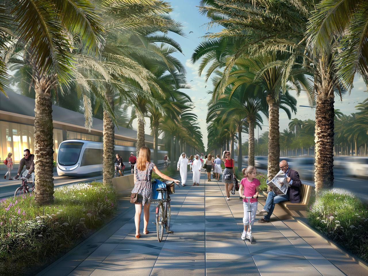 The Green Spine will have a length of 64 km (almost 40 miles)