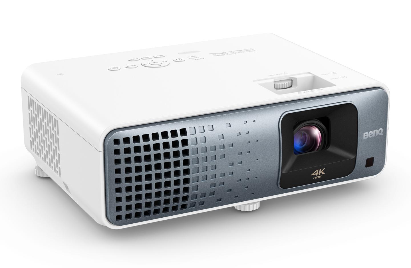 The TK710 model (shown) can produce a 120-inch image from 10 feet away, while the TK710Ti gets a little closer at 6 feet