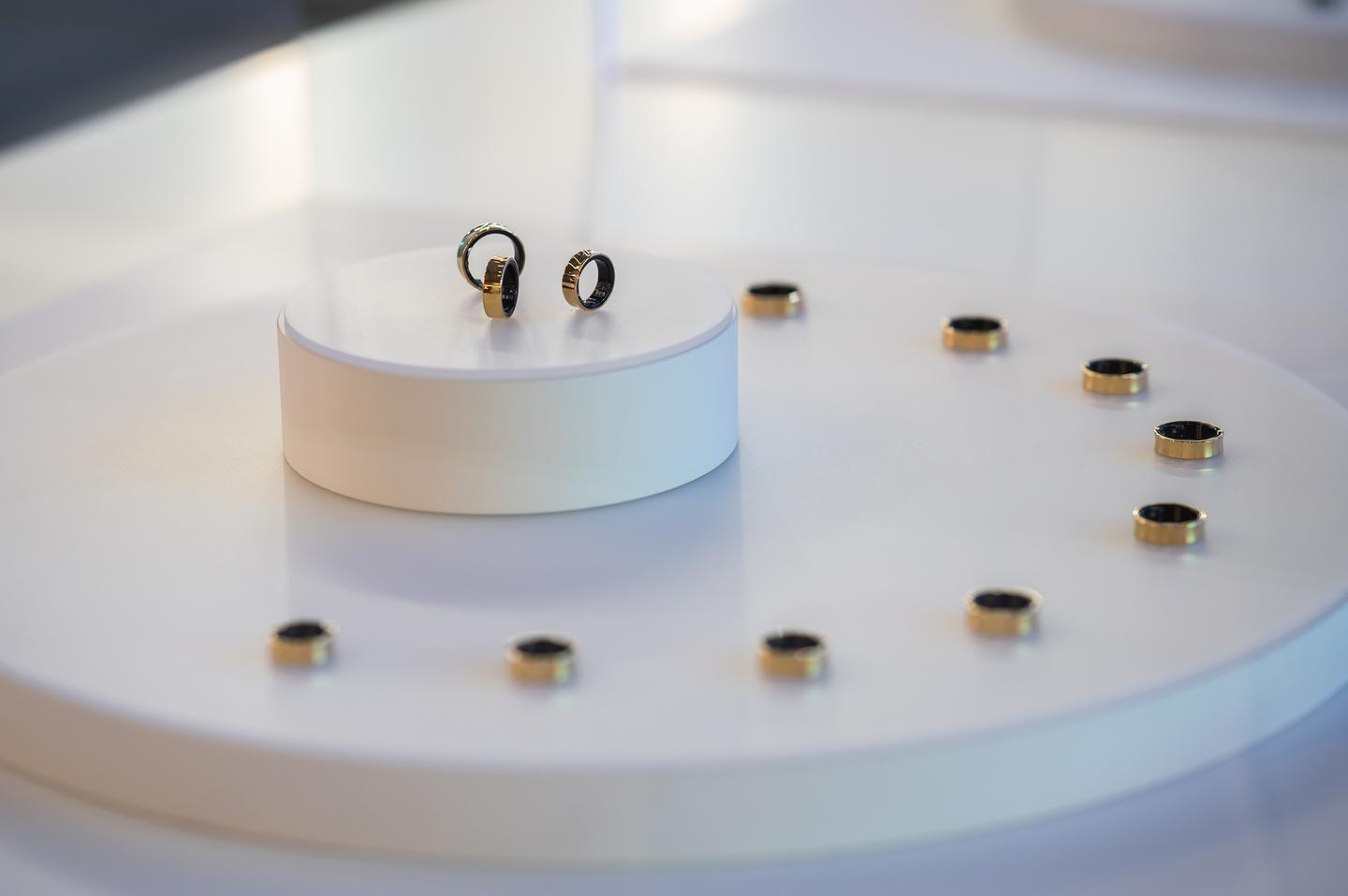 The Galaxy Ring is available in nine sizes and three colors