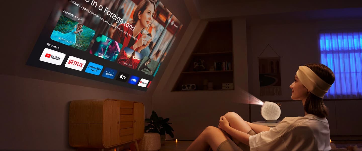 The GV50 runs Google TV for access to popular entertainment apps like Netflix and Disney+