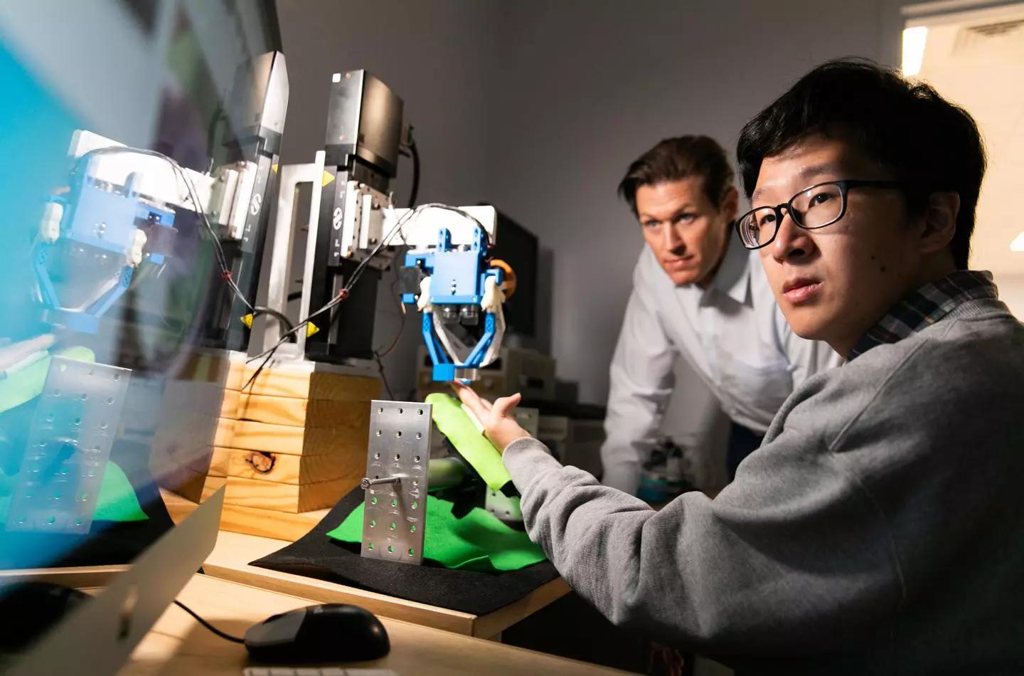 Professor Gregory Gerling, with researcher Chang Xu, developed tools and methods to scientifically describe touch sensitivity