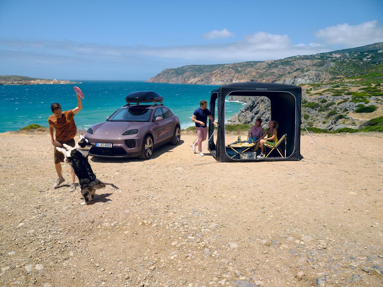 Porsche offers the Pavilion as an accessory for a host of models, including the Cayenne, Macan, Panamera and Taycan