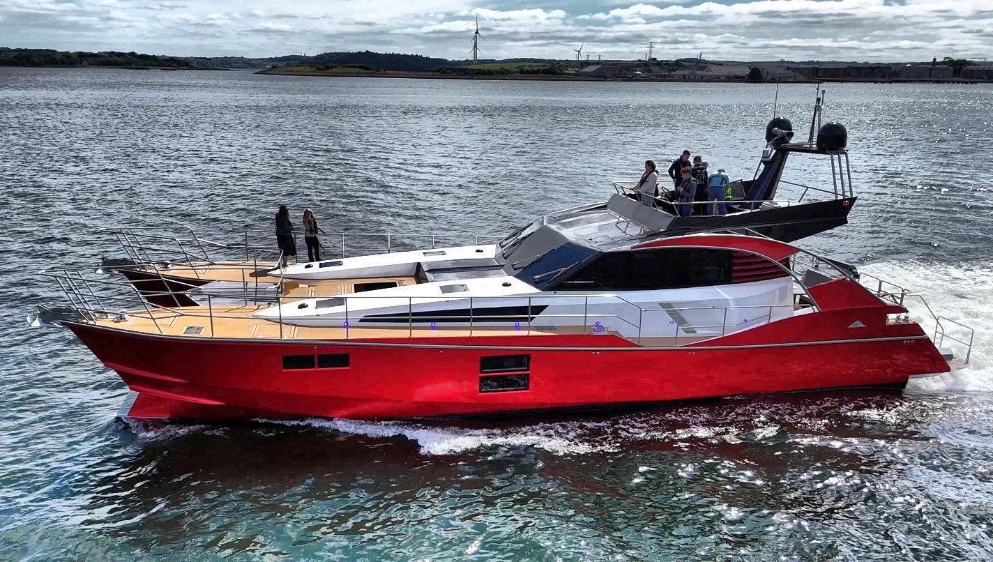 With people on board, this 66-footer starts looking its size