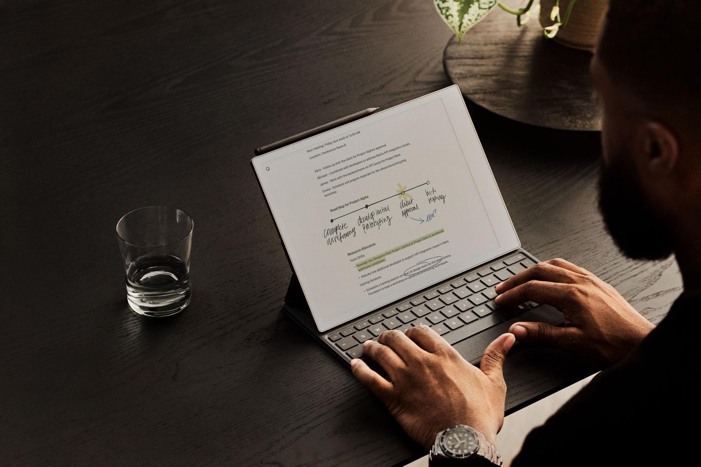 A keyboard folio is optionally available, which is available in seven languages