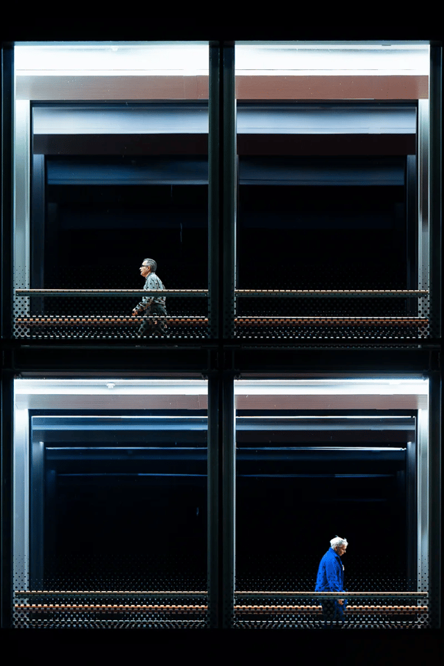 "Separate," Street 3rd place winner, 2024 Minimalist Photography Awards