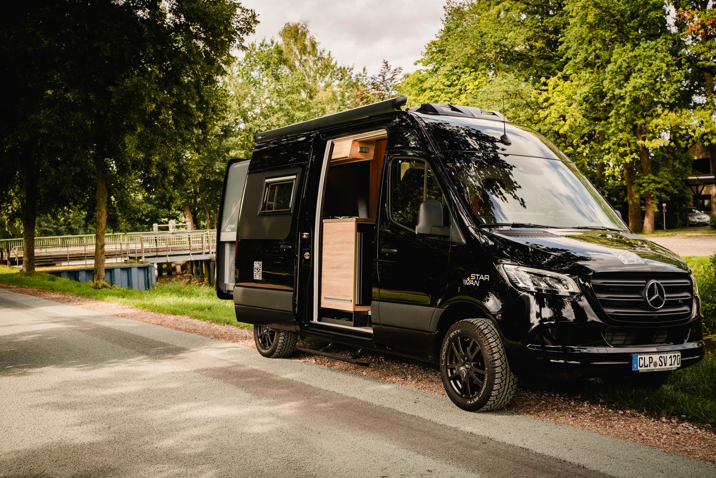 StarVan is presenting its Sprinter conversions at Caravan Salon 2024 in Düsseldorf from August 31 to September 8