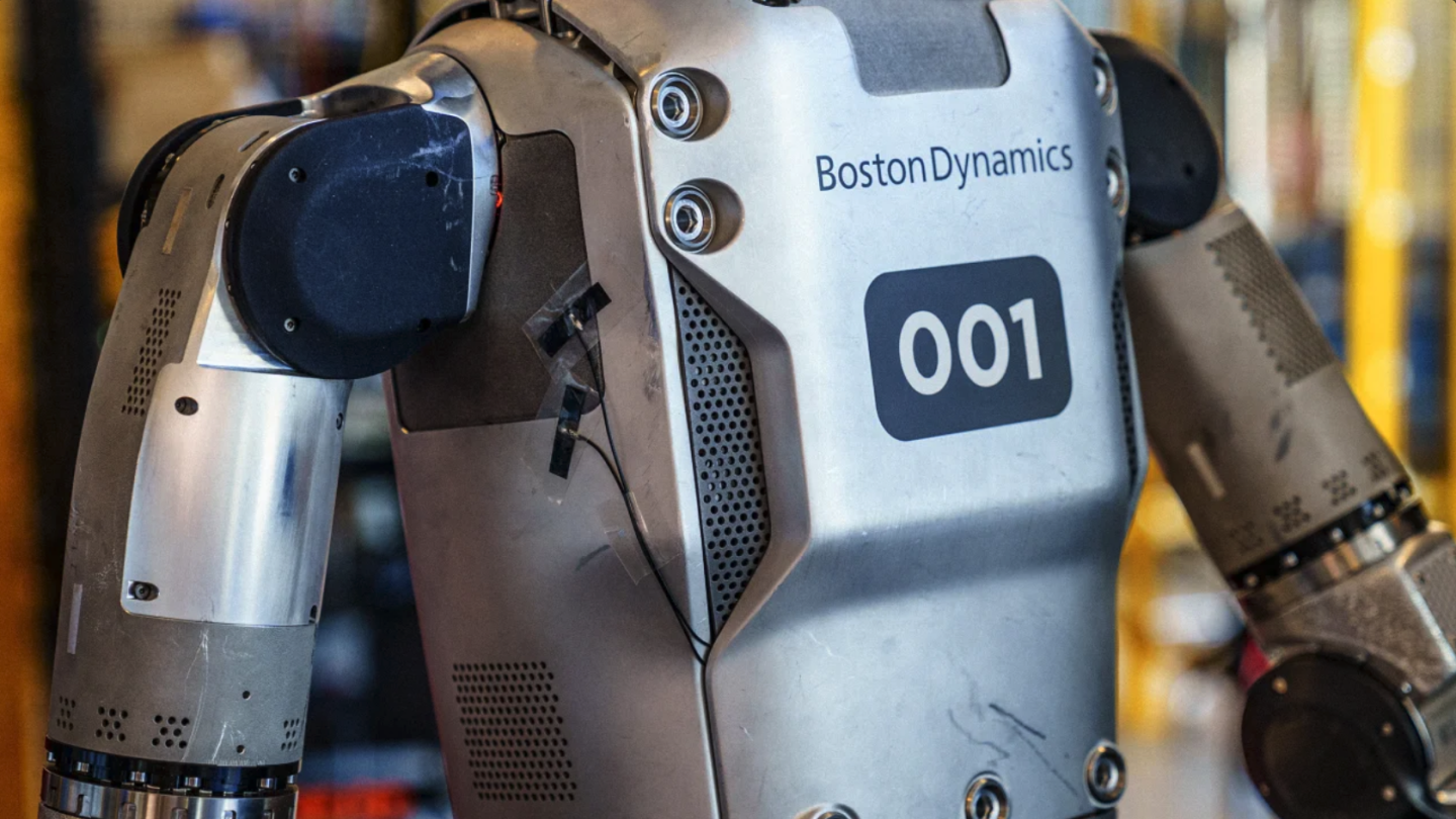 Boston is not gentle on its robots; even the new Atlas looks like it's already been through the wars