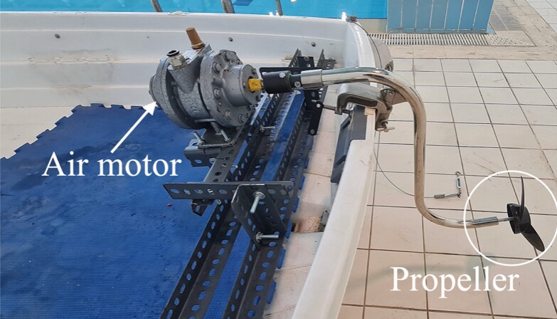 A closer look at the pneumatic drive system