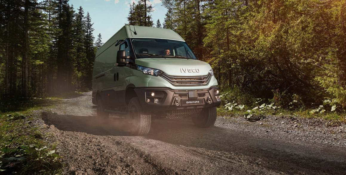 More rugged than the average AWD van, the Iveco Daily 4x4 is built like an off-road truck with a ladder frame, driver-lockable differentials, available winch and more