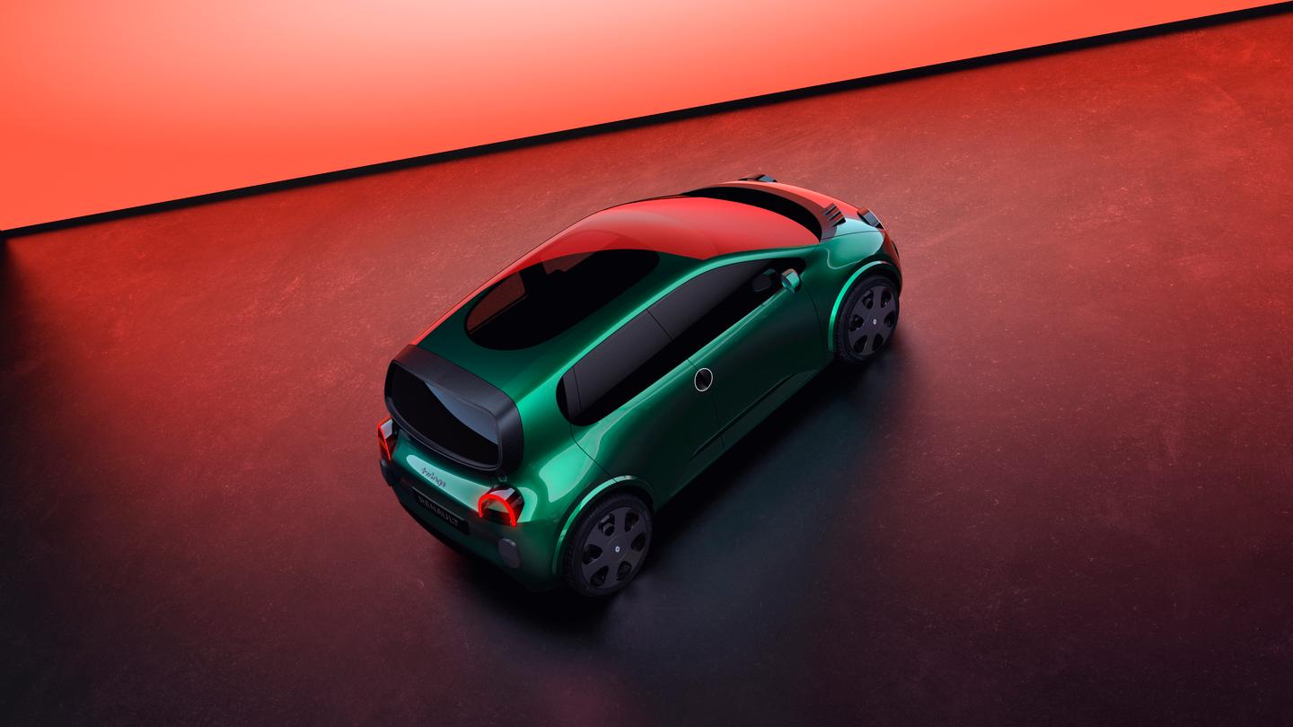 Earlier Twingo's had the option of a fabric sunroof, and the Twingo E-Tech goes modern with a glass roof panel