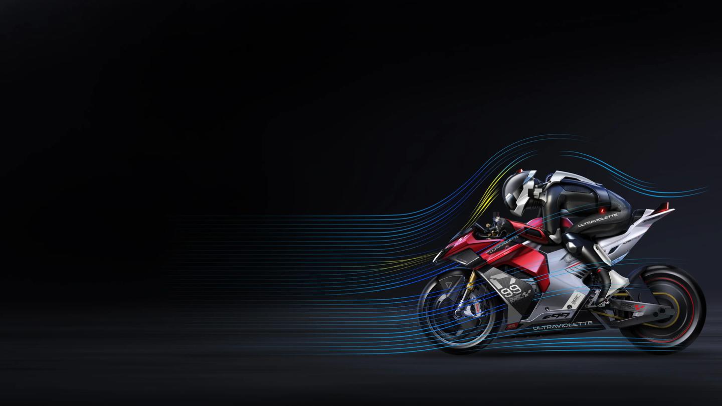 Ultraviolette uses something it calls active aerodynamics which greatly influences how the F99 handles
