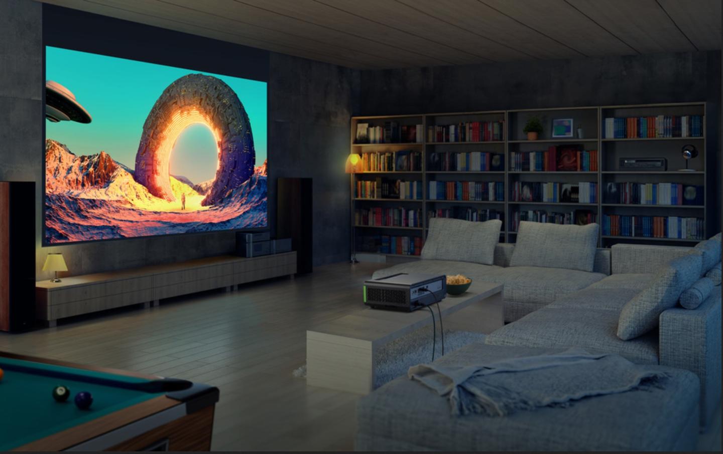 The X1-4K Pro model is a standard-throw projector, while the X2-4K Pro is a short-throw