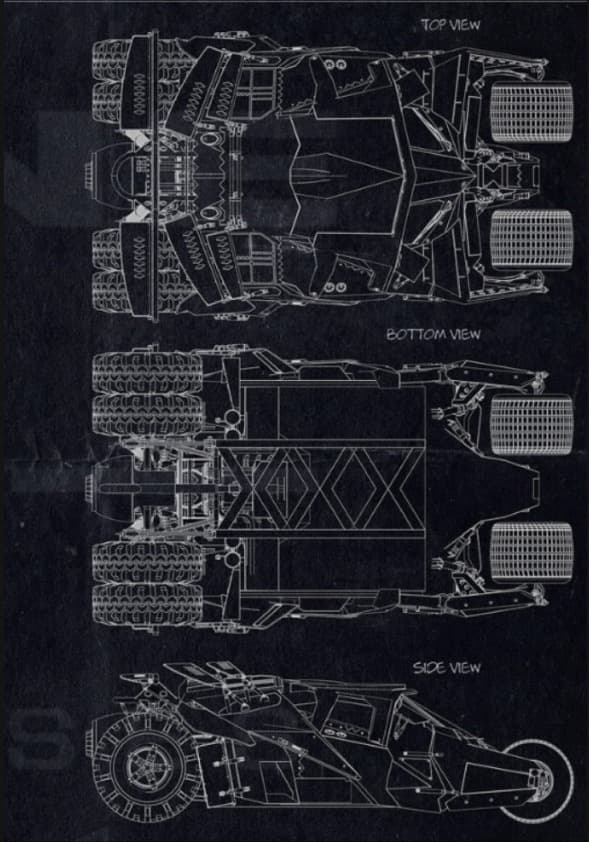 The replica tumbler will be built to similar dimensions and engine specs as the original used in the movies