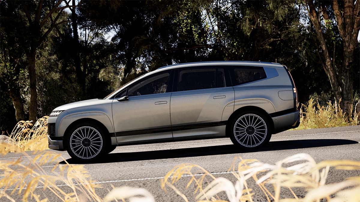 The Ioniq 9 gets a bunch of features and enhancements to reduce noise in the cabin - including sound absorbing tires