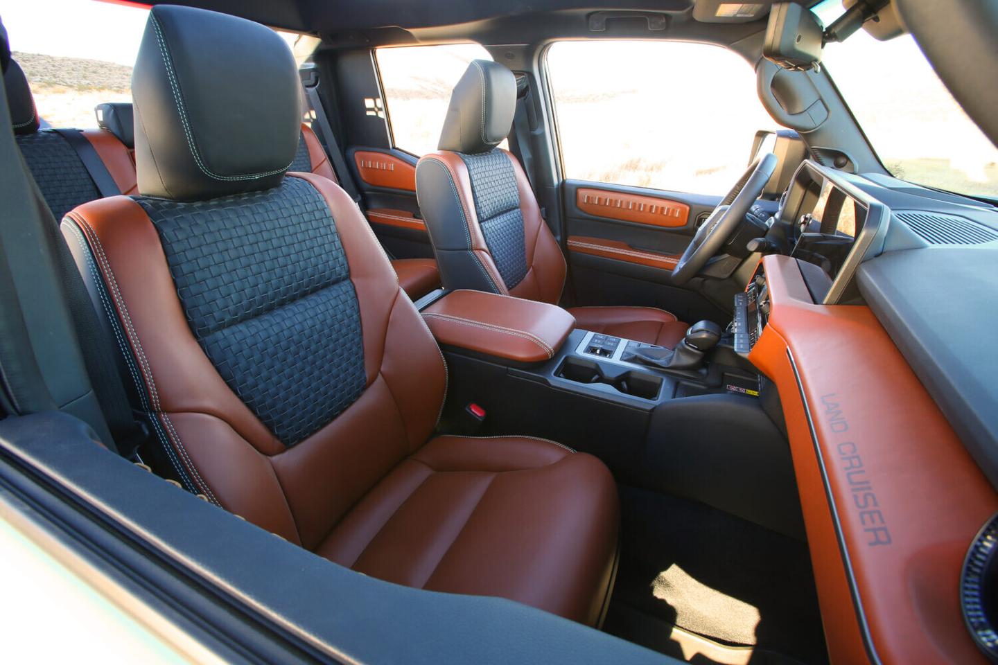 It gets Heritage Orange leather upholstery