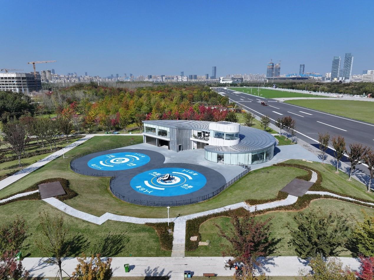 EHang announced its solid-state test results at the opening of its second vertiport in Luogang Central Park, the UAM Hub
