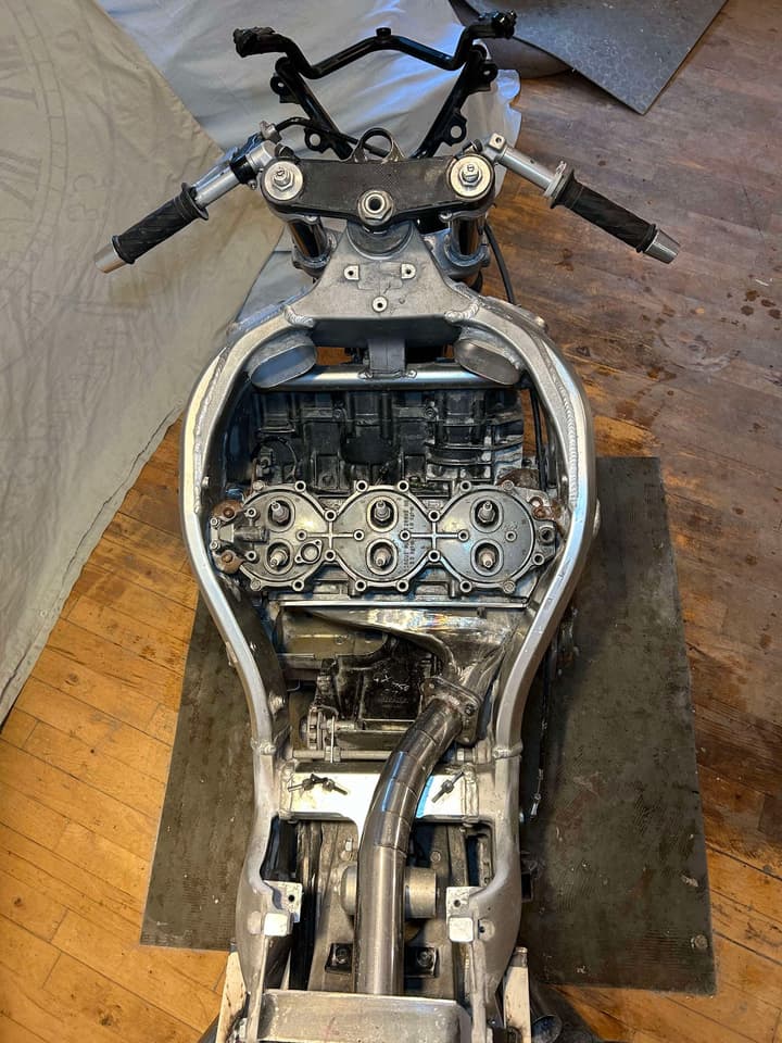Outboard into Hayabusa: a surprisingly neat fit