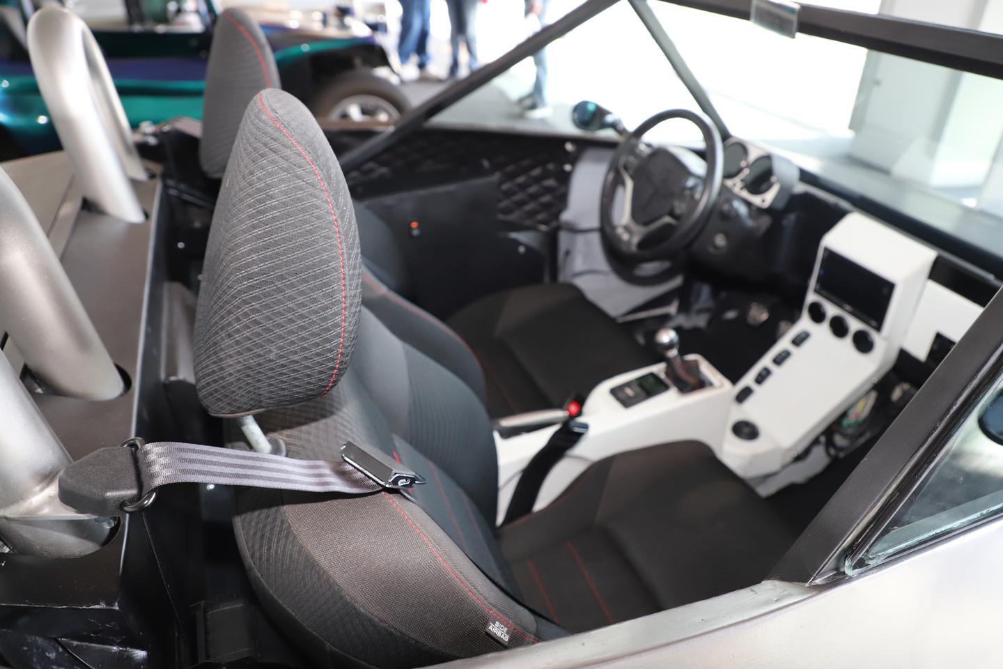 The Dragonfly's two-person cockpit