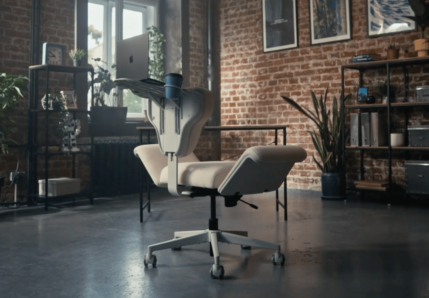 Turn your office chair into a complete work station