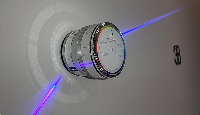 An interesting-looking device with the ability to manually alter colors and brightness