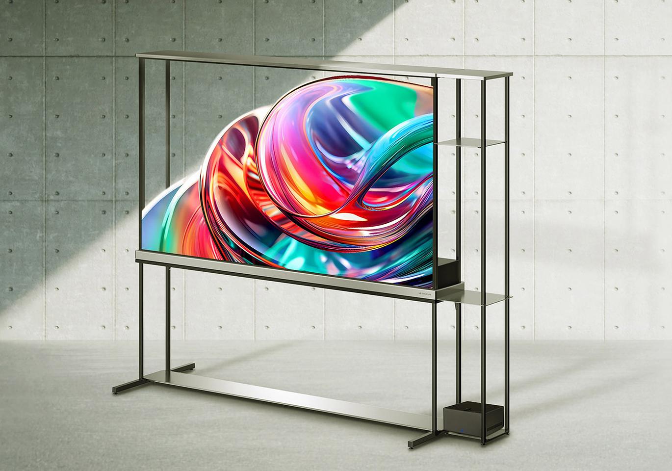 LG's Signature OLED T is quite possibly the most interesting TV of the last couple of decades