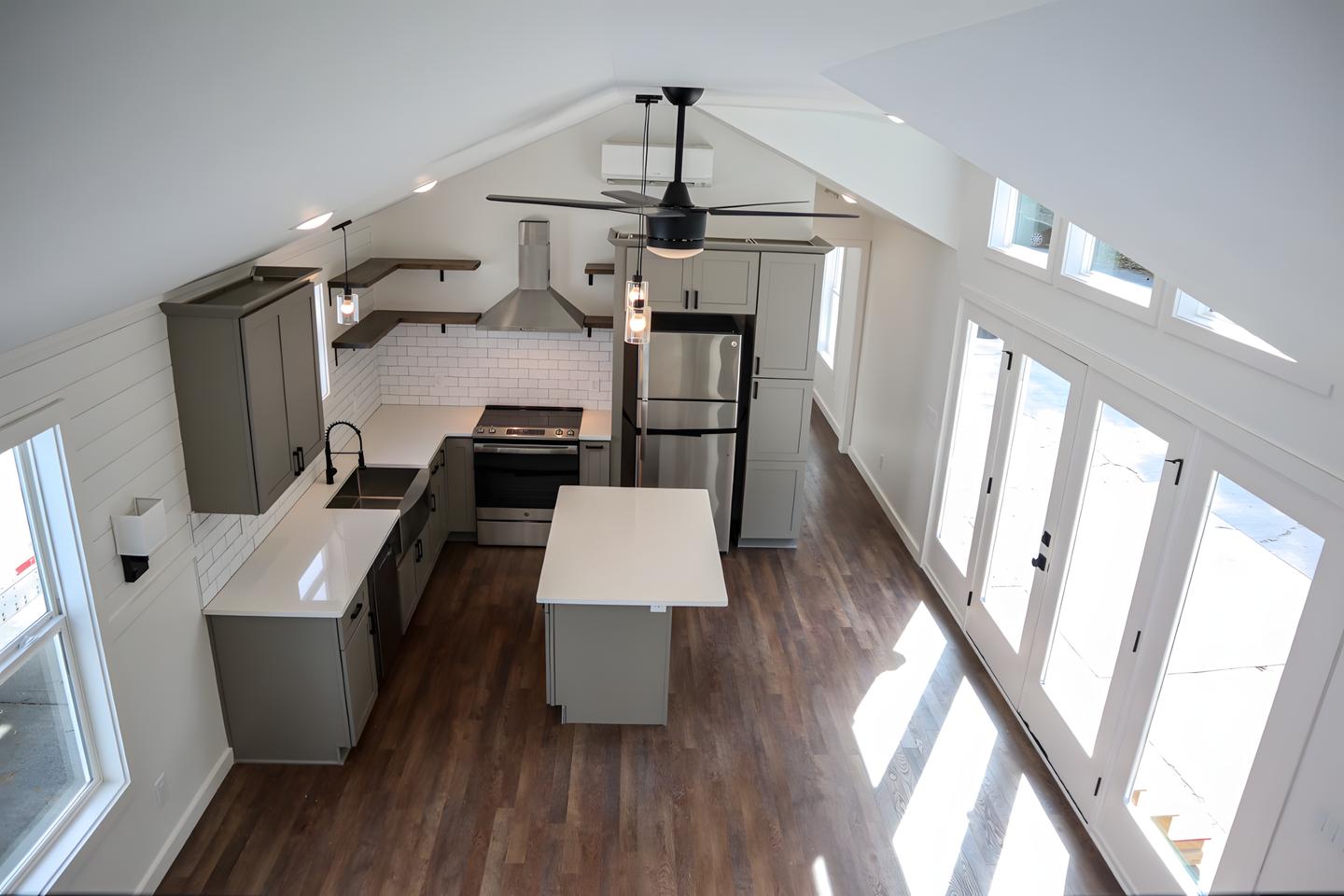 The Dogwood's interior is very spacious and light-filled