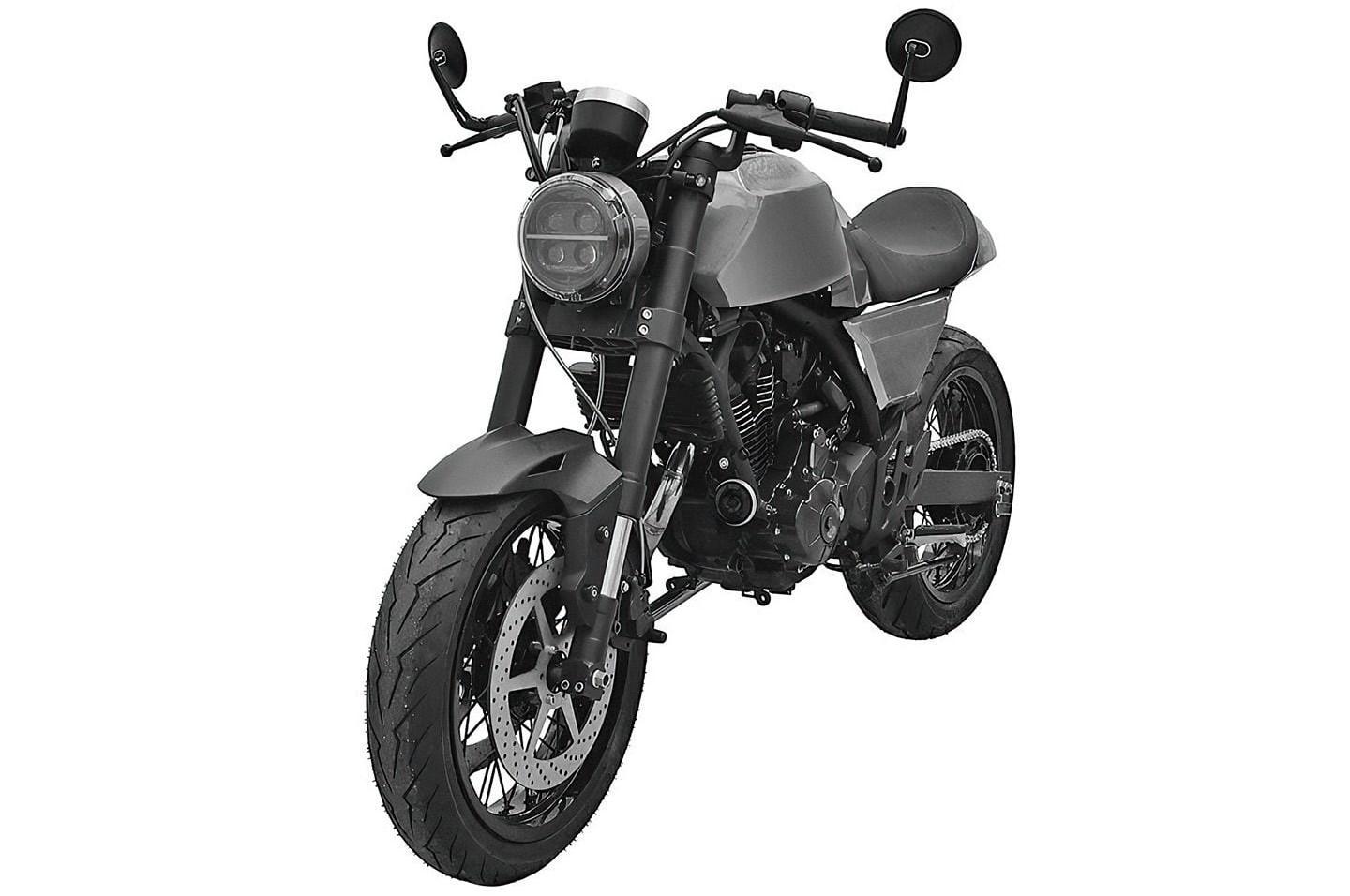 The circular headlight with four LEDs looks to be taken from the modern Rebel 300