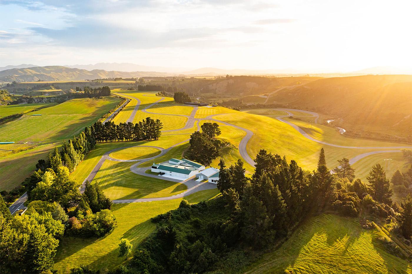 Rodin's production facility includes a massive engine shop, pit garages and three test tracks
