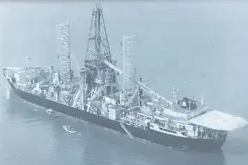 The Glomar Explorer under way