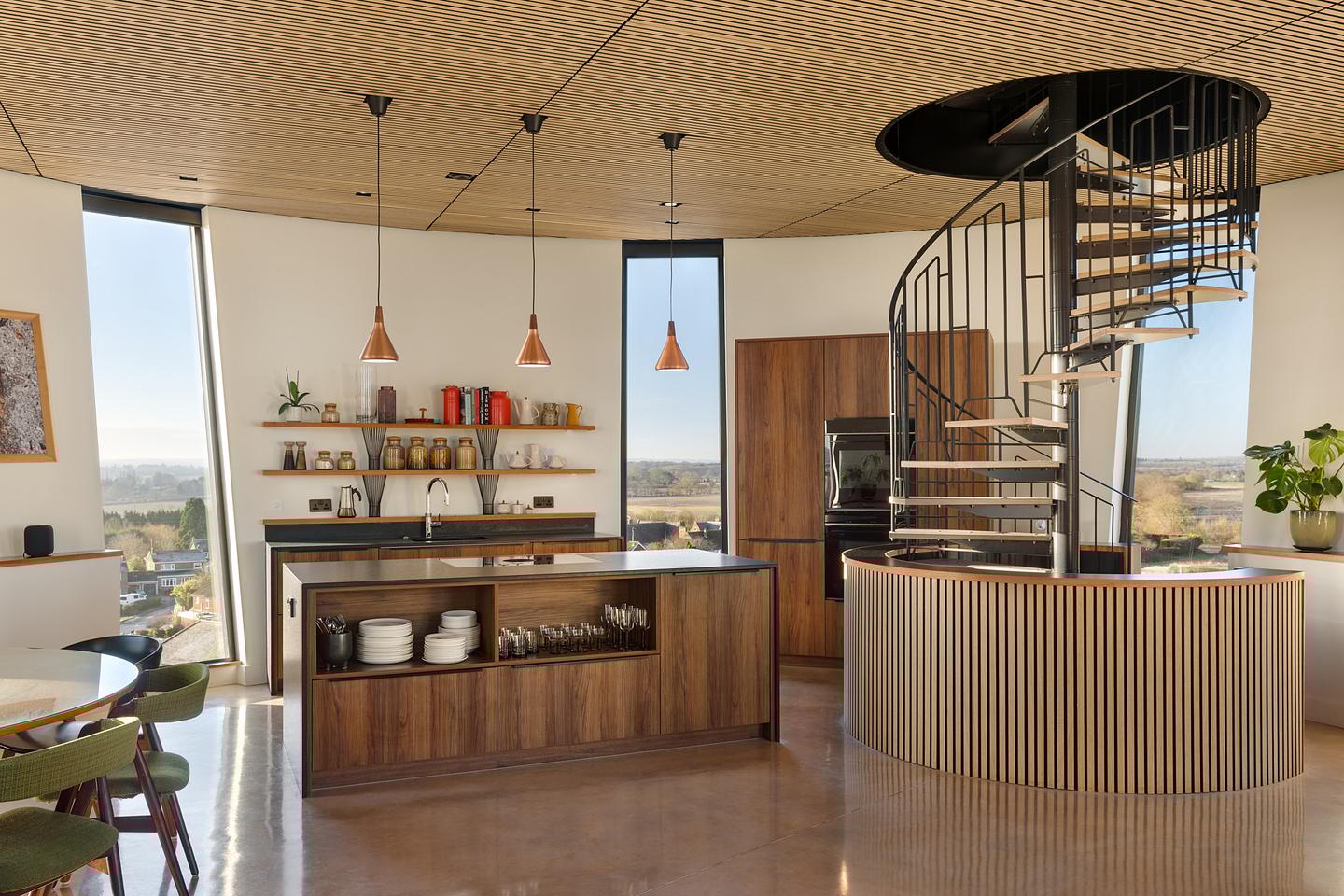 Tonwell Tower's layout is carefully designed to suit the unusual floorplan