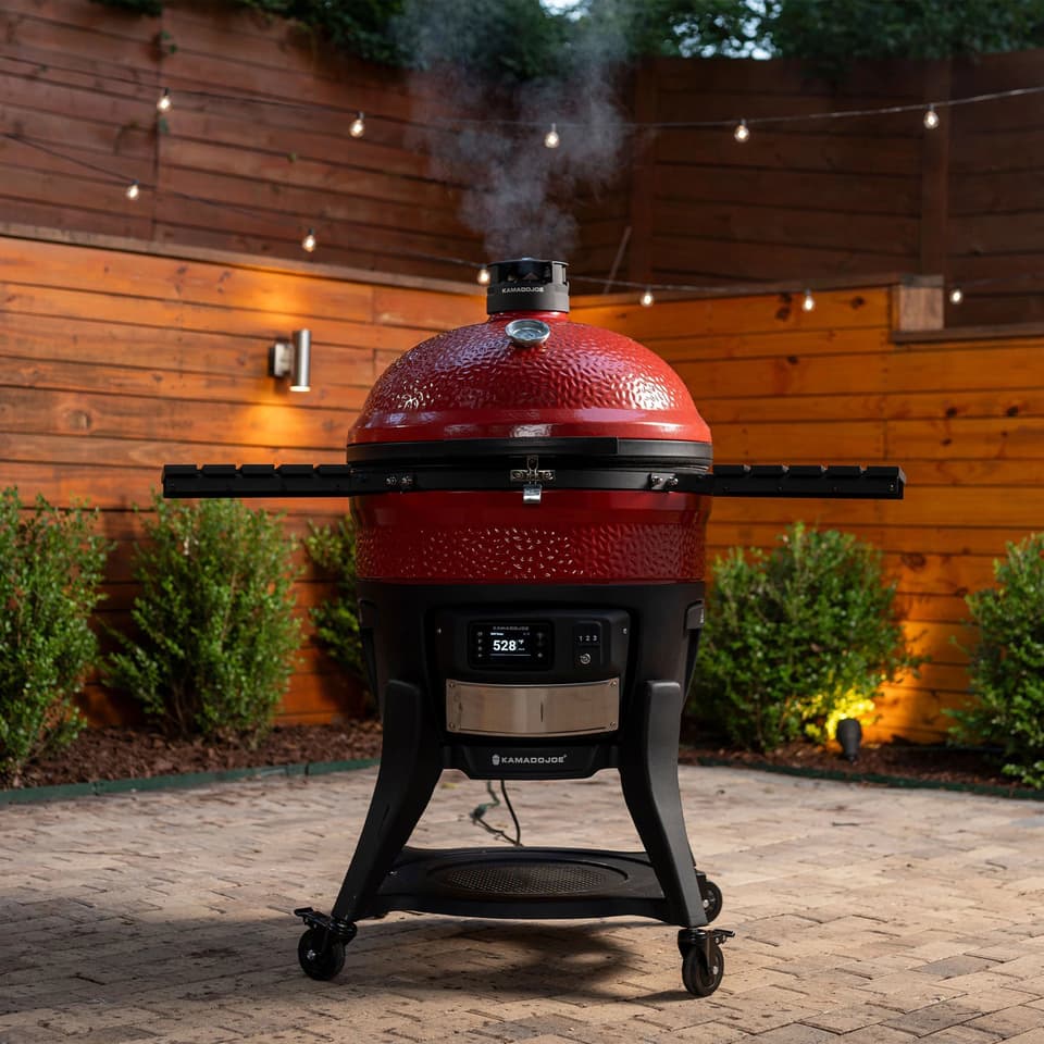 This model features a 24-inch cooking surface diameter, and comes with all the features of the original Konnected Joe