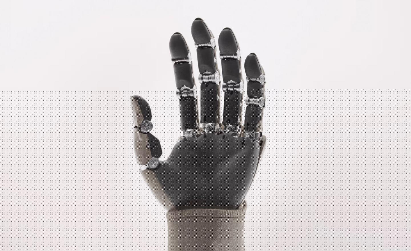 Neo Gamma's hands are very human-like