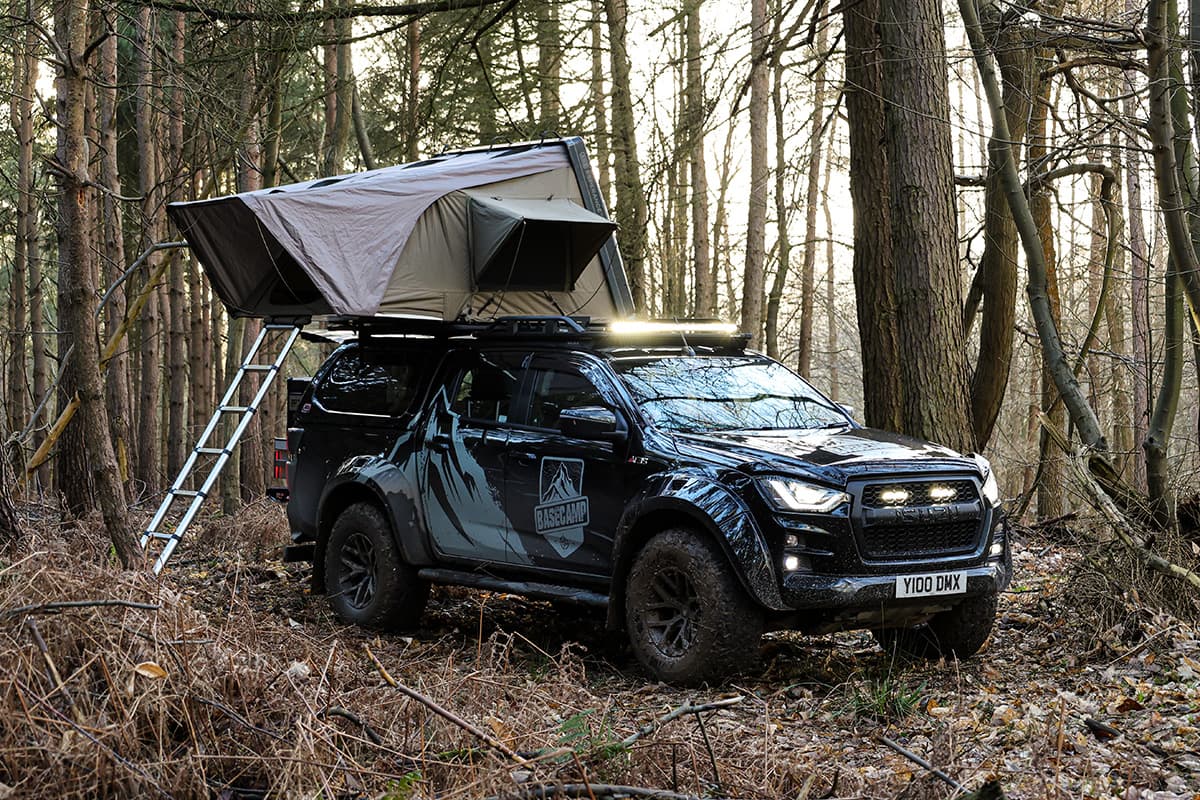As if the AT35 wasn't already imposing enough, the Basecamp variant's accessories add to its rugged presence