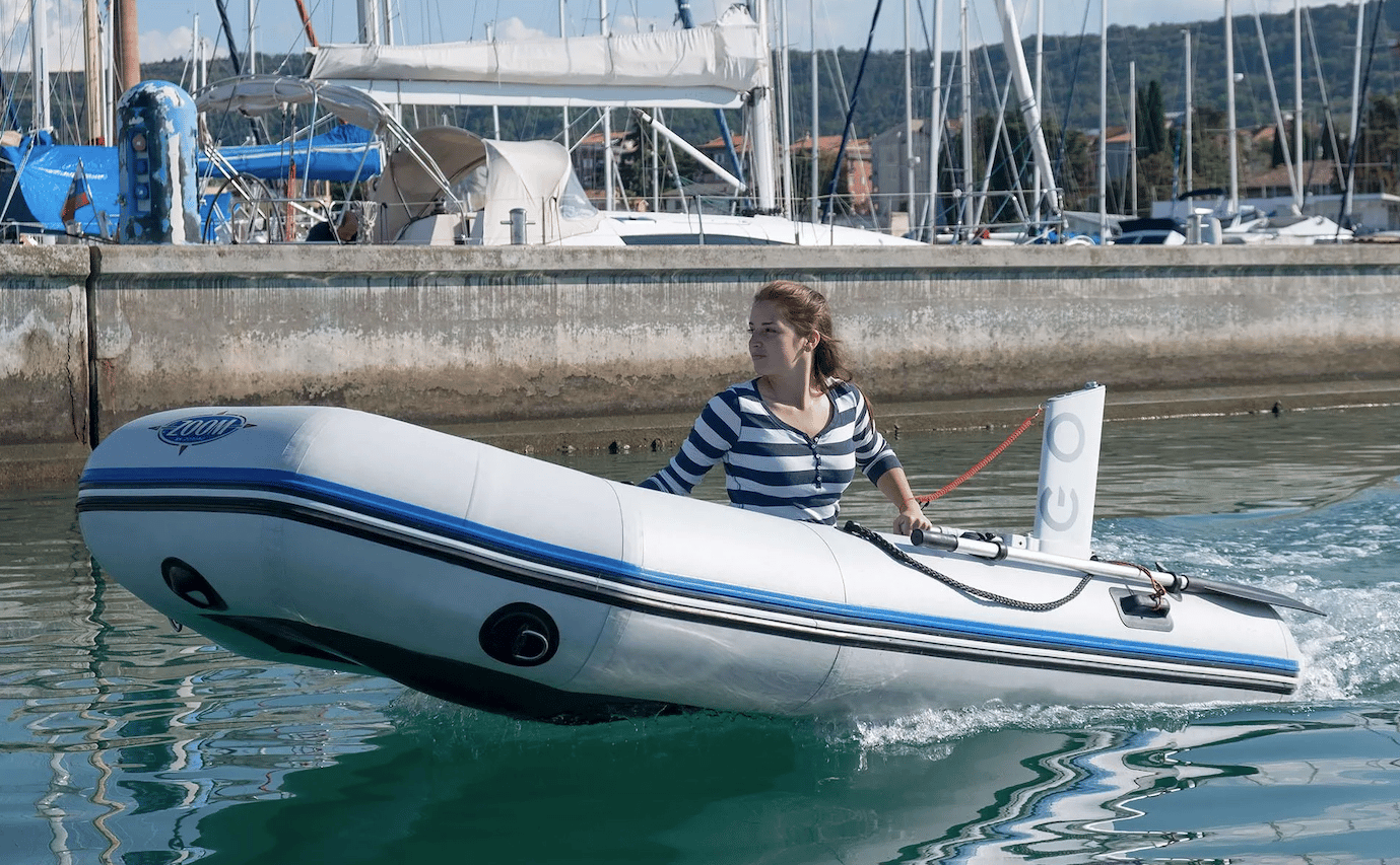 Enjoy speeds of over 5 mph on the water