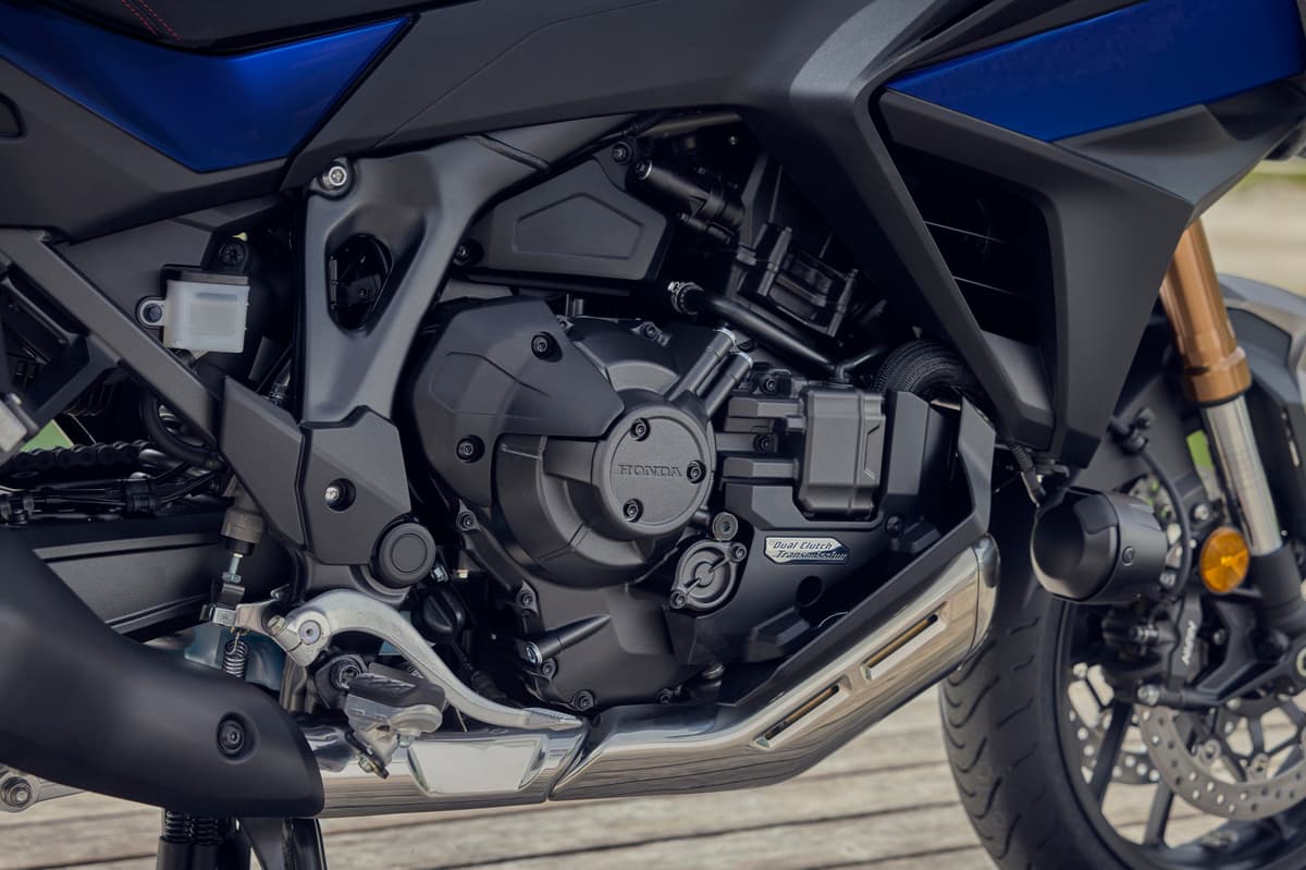 The Honda NT1100 comes fitted with the Africa Twin's 1,084cc parallel twin engine with a revised compression ratio