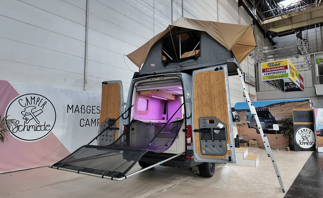 Camper Schmiede developed the one-of-a-kind Marilyn Onroad exhibition camper for the 2024 Caravan Salon and is now selling it