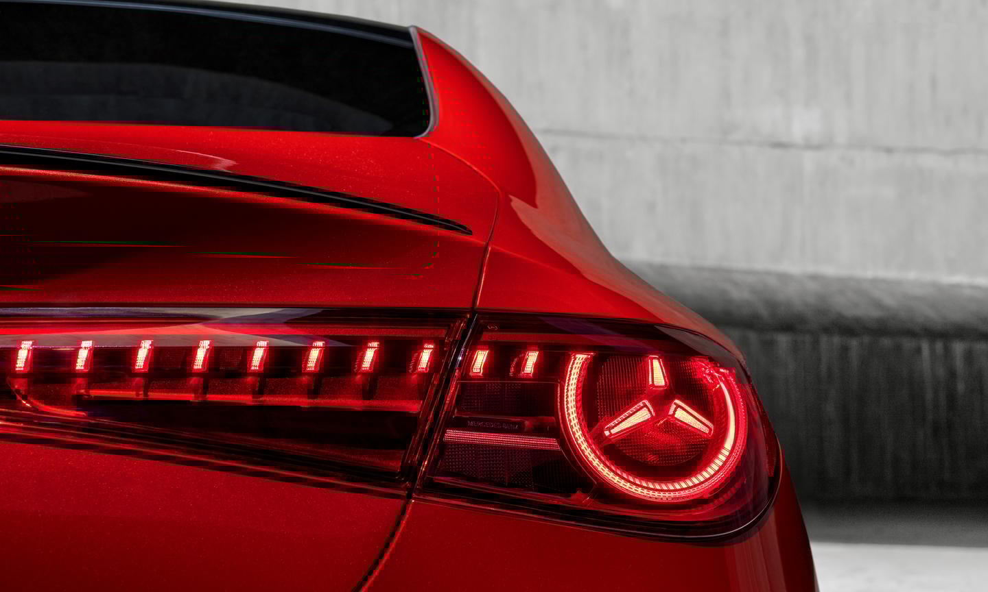 The new CLA EV looks more substantial while maintaining the four-door coupe silhouette and the slanted roof of the previous model