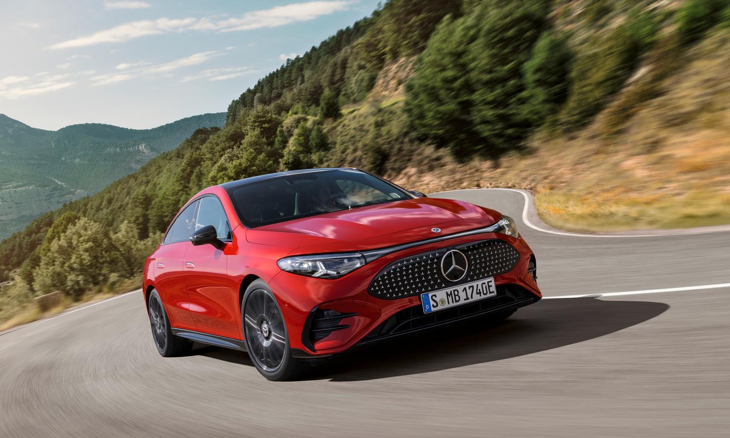 The CLA EV is built on 800V technology