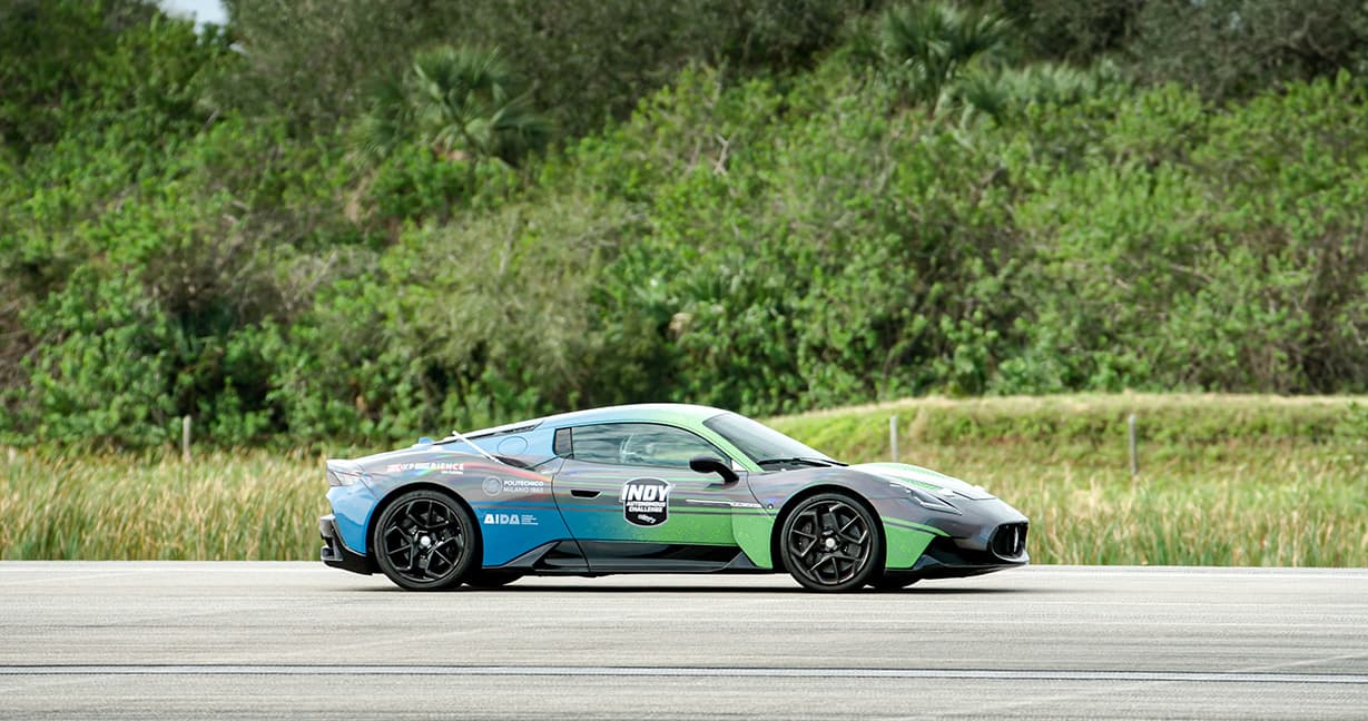 The AI driving system was developed by researchers at Italy's Politecnico di Milano in collaboration with Indy Autonomous Challenge